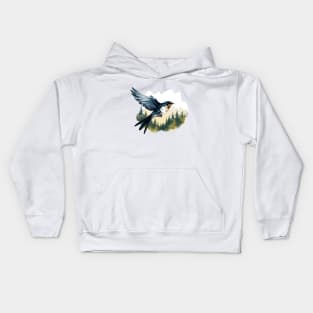 Swallow Bird Kids Hoodie